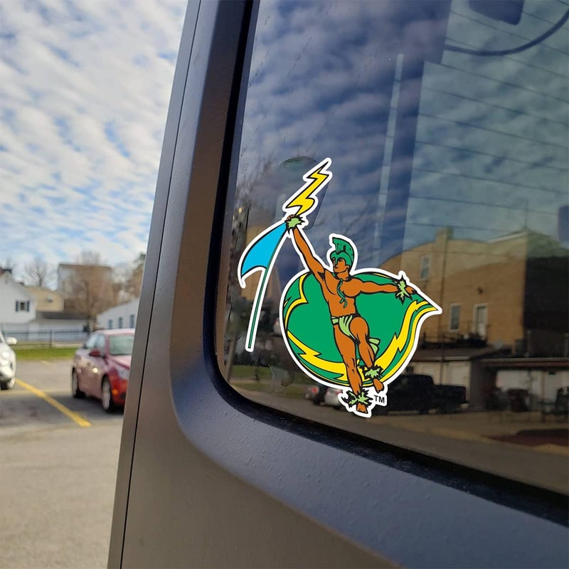 Nudge Printing University of Hawaii Rainbow Warriors Vintage Warrior Logo Weatherproof Vinyl Sticker Car Decal from - Image 4